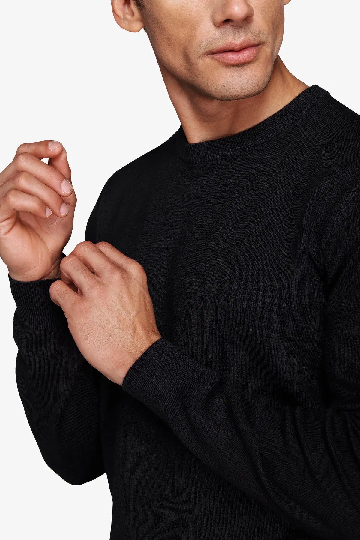 Pulover CAIM10-1401 Negru