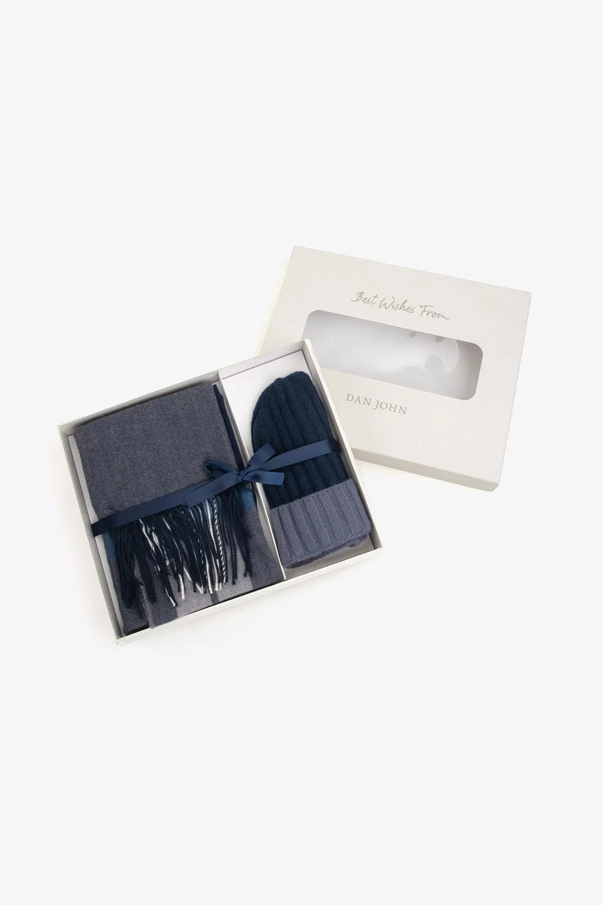 Set Fular+Căciulă YUTKIT-8562 Albastru