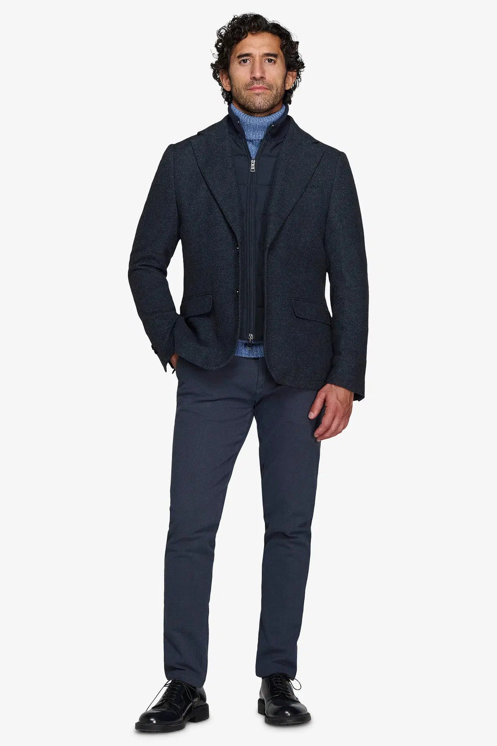 Sacou YUTG07-3015 Albastru