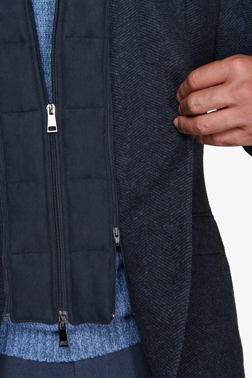 Sacou YUTG07-3015 Albastru