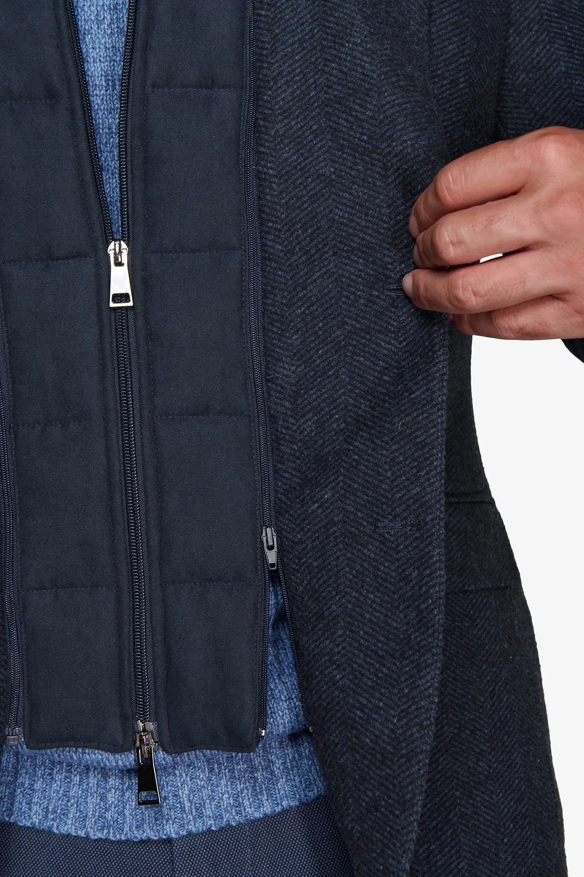 Sacou YUTG07-3015 Albastru