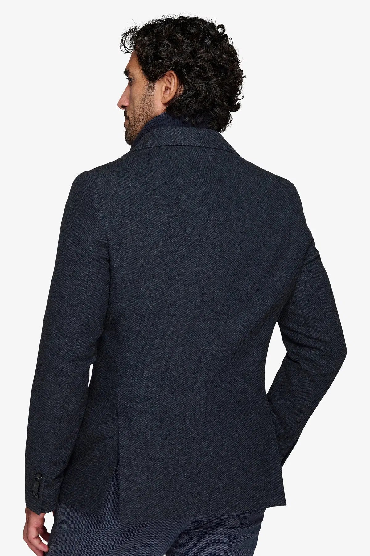 Sacou YUTG07-3015 Albastru