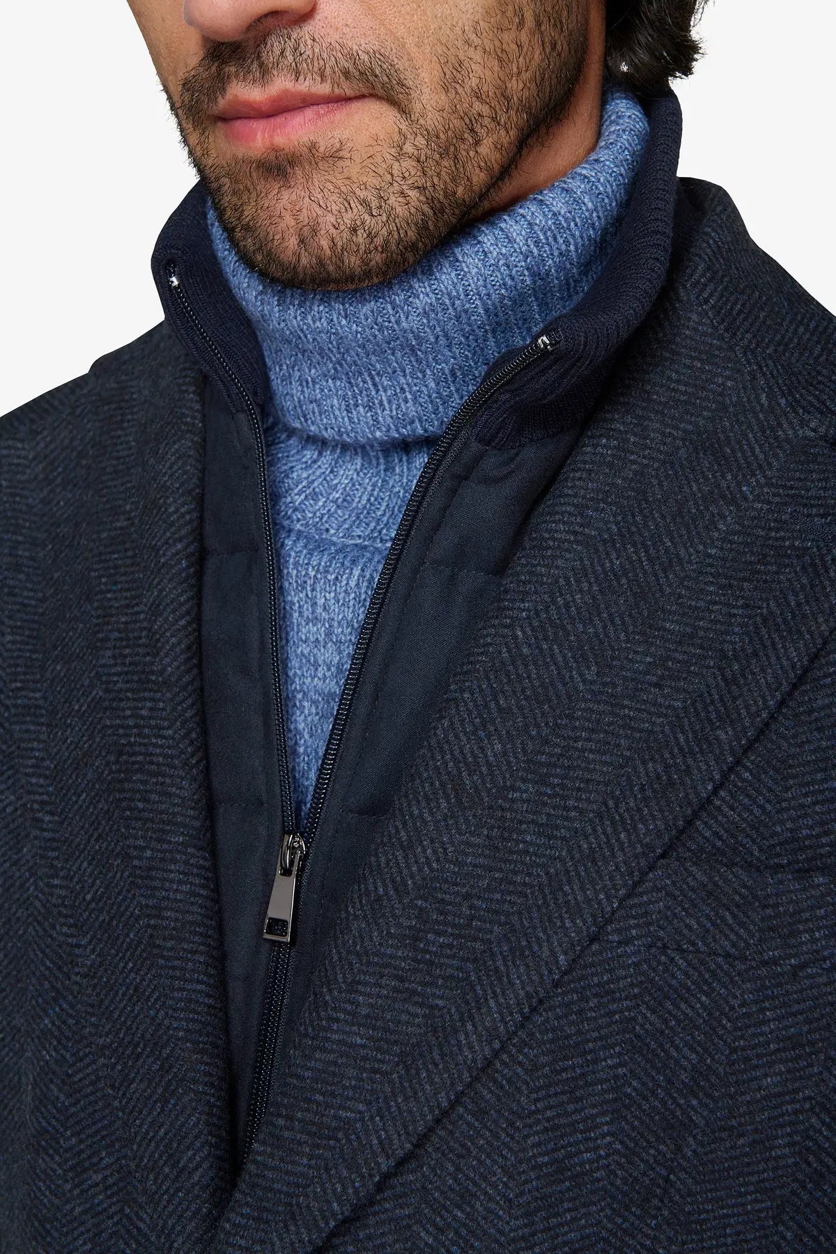 Sacou YUTG07-3015 Albastru